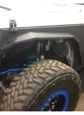 Hammerhead Armor Jeep JK Replacement Front Fenders For 07-18 Wrangler JK Black Steel                                     - 600-56-0506 - Image 4