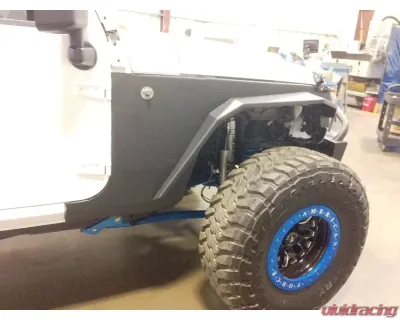 Hammerhead Armor Jeep JK Replacement Front Fenders For 07-18 Wrangler JK Black Steel - 600-56-0506