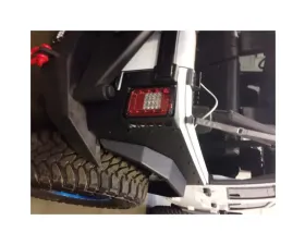 Hammerhead Armor Jeep JK Replacement Rear Flares For 07-18 Wrangler JK Black Steel