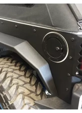 Hammerhead Armor Jeep JK Replacement Rear Flares For 07-18 Wrangler JK Black Steel                                     - 600-56-0513 - Image 2