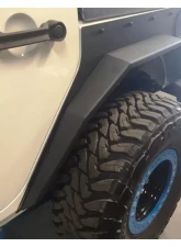 Hammerhead Armor Jeep JK Replacement Rear Flares For 07-18 Wrangler JK Black Steel                                     - 600-56-0513 - Image 3