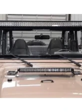 Hammerhead Armor Jeep TJ A-Pillar 50 Inch Light Bar Mounts For 97-06 Wrangler TJ Black Steel                                     - 600-56-0515 - Image 3