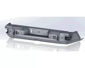 Hammerhead Armor Tundra Rear Bumper Flush Mount With Sensors For 14-18 Toyota Tundra Black Steel