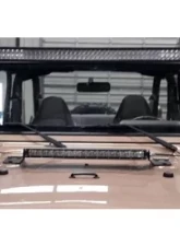 Hammerhead Armor Jeep TJ A-Pillar Pod Light Mounts For 97-06 Wrangler TJ Black Steel                                     - 600-56-0520 - Image 2