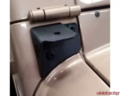 Hammerhead Armor Jeep TJ A-Pillar Pod Light Mounts For 97-06 Wrangler TJ Black Steel - 600-56-0520