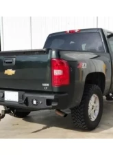 Hammerhead Armor Silverado/Sierra Rear Bumper With Sensors Flush Mount For 07-13 Silverado/Sierra 1500 Black Steel                                     - 600-56-0523 - Image 2