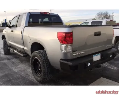 Hammerhead Armor Tundra Rear Bumper With Sensors Flush Mount 07-13 Tundra Black Steel - 600-56-0525