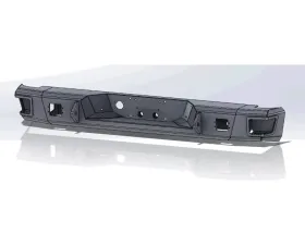 Hammerhead Armor RAM Rear Bumper Flush Mount For 03-09 RAM 1500-3500 Black Steel