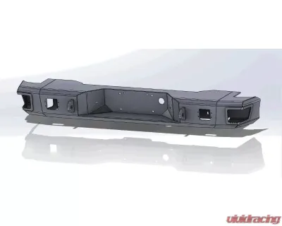 Hammerhead Armor Flush Mount Rear Bumper For 00-06 Tahoe/Suburban/Yukon Black Steel - 600-56-0531