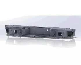 Hammerhead Armor Silverado/Sierra Rear Bumper Flush Mount For 01-07 Silverado/Sierra Black Steel