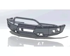 Hammerhead Armor Low Profile Pre-Runner Front Black Bumper (Non-Winch) Ford F-150 2004-2008