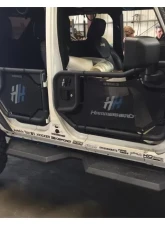 Hammerhead Armor Jeep JK Half Doors Front Trail Door Set For 07-18 Wrangler JK Black Steel                                     - 600-56-0544 - Image 2