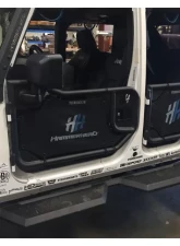 Hammerhead Armor Jeep JK Half Doors Front Trail Door Set For 07-18 Wrangler JK Black Steel                                     - 600-56-0544 - Image 2