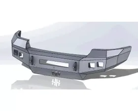 Hammerhead Armor Low Profile Front Black Bumper (Non-Winch) GMC Sierra 2500 | 3500 2011-2014