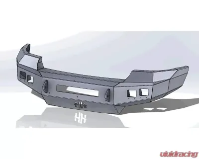 Hammerhead Armor Low Profile Front Black Bumper (Non-Winch) GMC Sierra 2500 | 3500 2011-2014 - 600-56-0558
