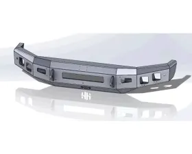 Hammerhead Armor Low Profile Front Black Bumper (Non-Winch) Toyota Tundra 2014-2021