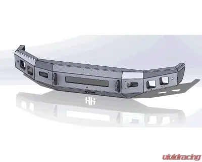 Hammerhead Armor Low Profile Front Black Bumper (Non-Winch) Toyota Tundra 2014-2021 - 600-56-0565