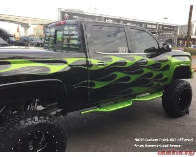 Hammerhead Armor Silverado/Sierra Running Boards Cab Length Crew Cab For 14-18 Silverado/Sierra 1500 Black - 600-56-0571