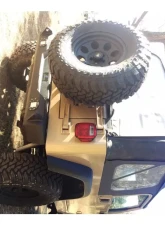 Hammerhead Armor Jeep TJ Rear Bumper Flush Mount For 97-06 Wrangler TJ Black Steel                                     - 600-56-0576 - Image 2
