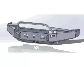 Hammerhead Armor Low Profile Fleet Pre-Runner Front Black Bumper (Non-Winch) Ford F-150 2015-2017