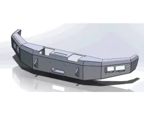 Hammerhead Armor Tundra Front Winch Bumper No Brushguard For 14-18 Toyota Tundra Black Steel