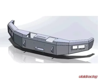 Hammerhead Armor Tundra Front Winch Bumper No Brushguard For 14-18 Toyota Tundra Black Steel - 600-56-0585