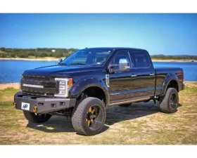 Hammerhead Armor F-250-F-550 Front Winch Bumper No Brushguard For 17-18 Ford F250-F-550 Black Steel