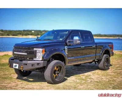 Hammerhead Armor F-250-F-550 Front Winch Bumper No Brushguard For 17-18 Ford F250-F-550 Black Steel - 600-56-0586