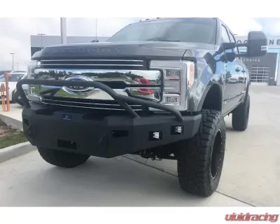Hammerhead Armor F-250-F-550 Front Winch Bumper Pre Runner For 17-18 Ford F250-F-550 Black Steel - 600-56-0587