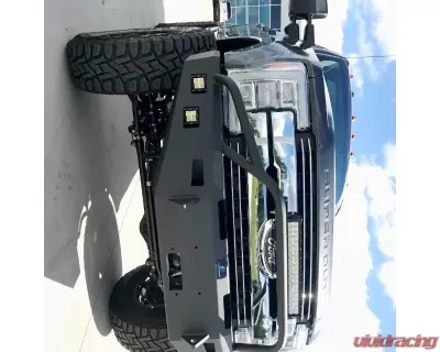 Hammerhead Armor F-250-F-550 Front Winch Bumper Pre Runner For 17-18 Ford F250-F-550 Black Steel - 600-56-0587
