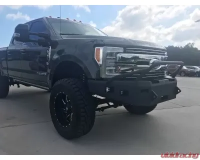 Hammerhead Armor F-250-F-550 Front Winch Bumper Pre Runner For 17-18 Ford F250-F-550 Black Steel - 600-56-0587