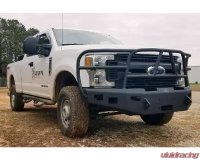 Hammerhead Armor F-250-F-550 Front Winch Bumper Full Brushguard For 17-18 Ford F250-F-550 Black Steel X-Series - 600-56-0588