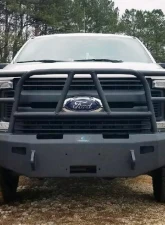 Hammerhead Armor F-250-F-550 Front Winch Bumper Full Brushguard For 17-18 Ford F250-F-550 Black Steel X-Series                                     - 600-56-0588 - Image 4