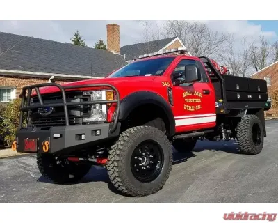 Hammerhead Armor F-250-F-550 Front Winch Bumper Full Brushguard For 17-18 Ford F250-F-550 Black Steel X-Series - 600-56-0588