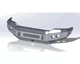 Hammerhead Armor Low Profile Front Black Bumper (Non-Winch) Toyota Tundra 2007-2013
