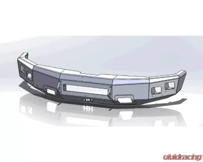Hammerhead Armor Low Profile Front Black Bumper (Non-Winch) Ford F-150 2009-2014 - 600-56-0596