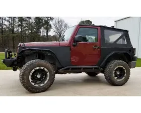 Hammerhead Armor Jeep JK Rear Fenders 07-18 Wrangler JK 2 Door Replacement Black Steel