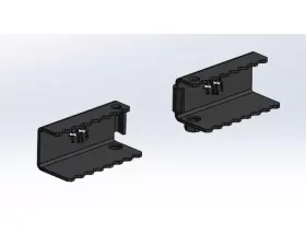Hammerhead Armor Jeep JK Foot Pegs For 07-18 Wrangler JK Black Steel