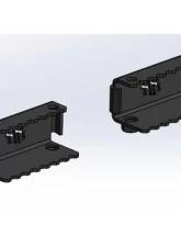 Hammerhead Armor Jeep JK Foot Pegs For 07-18 Wrangler JK Black Steel                                     - 600-56-0604 - Image 2