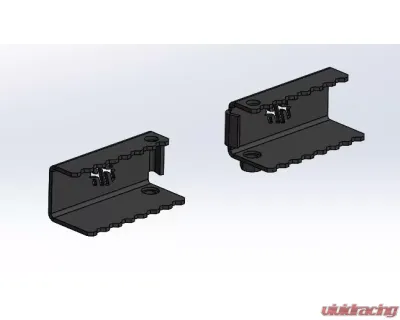 Hammerhead Armor Jeep JK Foot Pegs For 07-18 Wrangler JK Black Steel - 600-56-0604