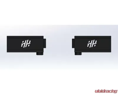 Hammerhead Armor Jeep JK Foot Pegs For 07-18 Wrangler JK Black Steel - 600-56-0604