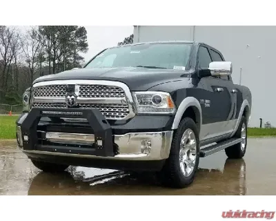 Hammerhead Armor RAM Bumper Bull Bar With Flush Mount Led Lights For 13-18 RAM 1500 Wrinkle Black - 600-56-0609