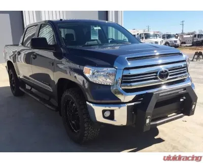 Hammerhead Armor Tundra Bumper Bull Bar With Flush Mount Led Lights For 07-18 Toyota Tundra Wrinkle Black - 600-56-0613