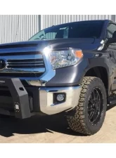 Hammerhead Armor Tundra Bumper Bull Bar With Flush Mount Led Lights For 07-18 Toyota Tundra Wrinkle Black                                     - 600-56-0613 - Image 3