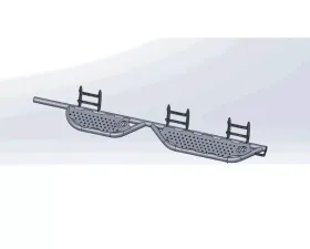 Hammerhead Armor F-150-F-550 Running Boards Cab Length Extended Cabs For 15-18 Ford F-150-F-550 Black Steel