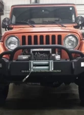 Hammerhead Armor Jeep TJ Pre Runner Front Winch Bumper For 97-06 Wrangler TJ Black Steel                                     - 600-56-0626 - Image 3