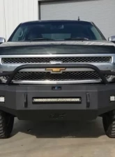 Hammerhead Armor Low Profile Pre-Runner Front Black Bumper (Non-Winch) Chevrolet Silverado 1500 2007-2013                                     - 600-56-0630 - Image 2