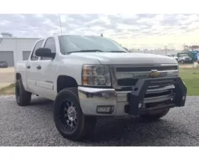 Hammerhead Armor Silverado Bumper Bull Bar For 07-13 Silverado 1500 With Flush Mount Led Lights Black Steel