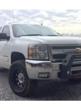 Hammerhead Armor Silverado Bumper Bull Bar For 07-13 Silverado 1500 With Flush Mount Led Lights Black Steel                                     - 600-56-0637 - Image 4
