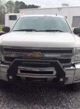 Hammerhead Armor Silverado Bumper Bull Bar For 07-13 Silverado 1500 With Flush Mount Led Lights Black Steel                                     - 600-56-0637 - Image 3